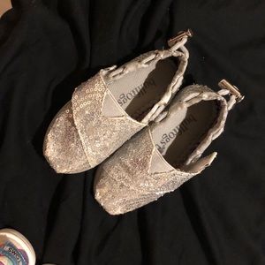 Sparkly toddler shoes